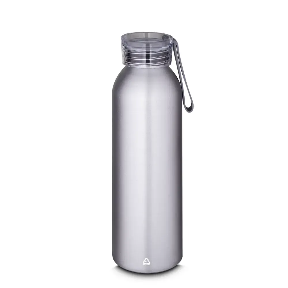 Garrafa de Alumínio Reciclado 640ml personalizada prata