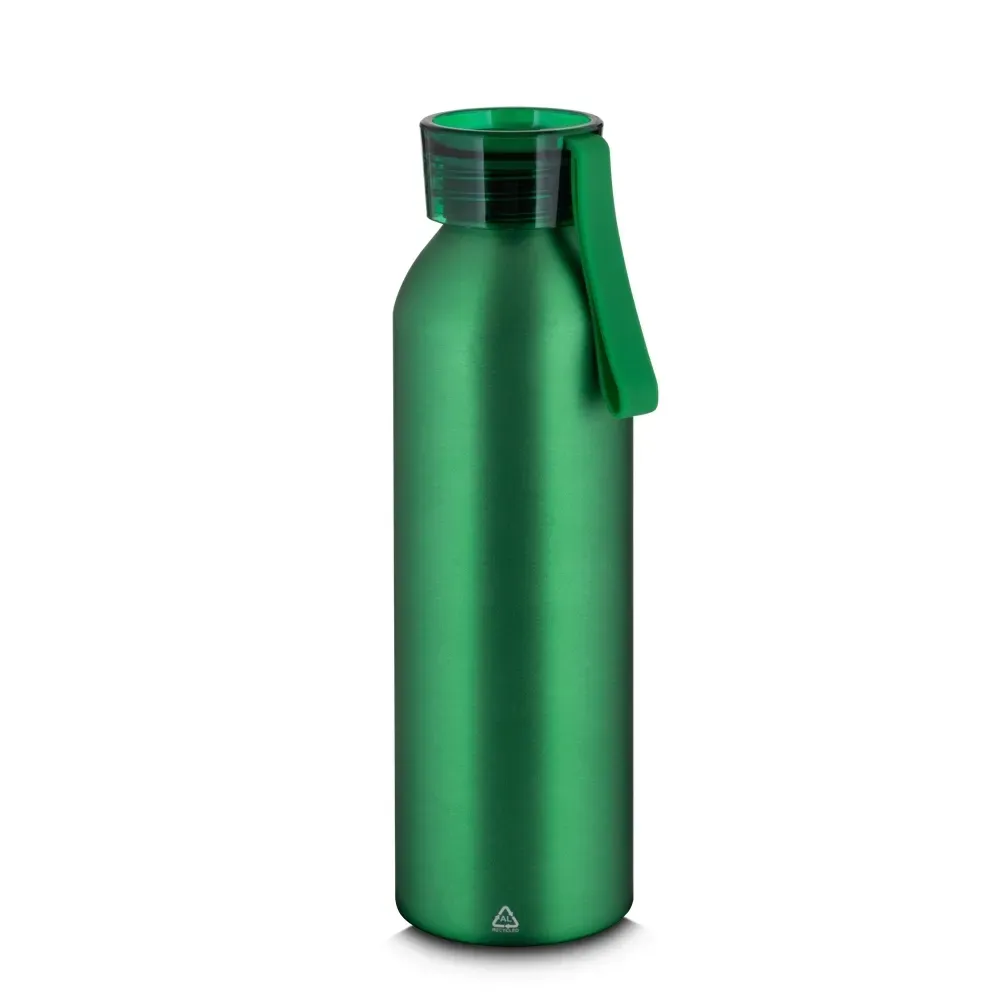 Garrafa de Alumínio Reciclado 640ml personalizada verde