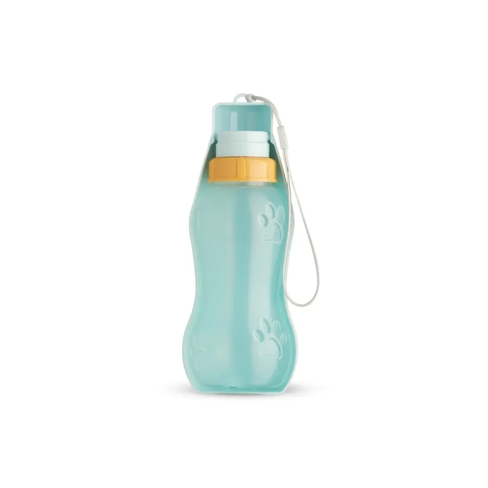 Garrafa Bebedouro Pet 400ml personalizada azul