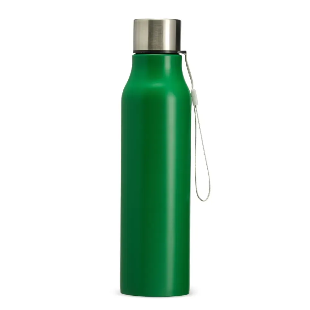 Garrafa Inox 1 Litro com Alça de Nylon personalizada verde