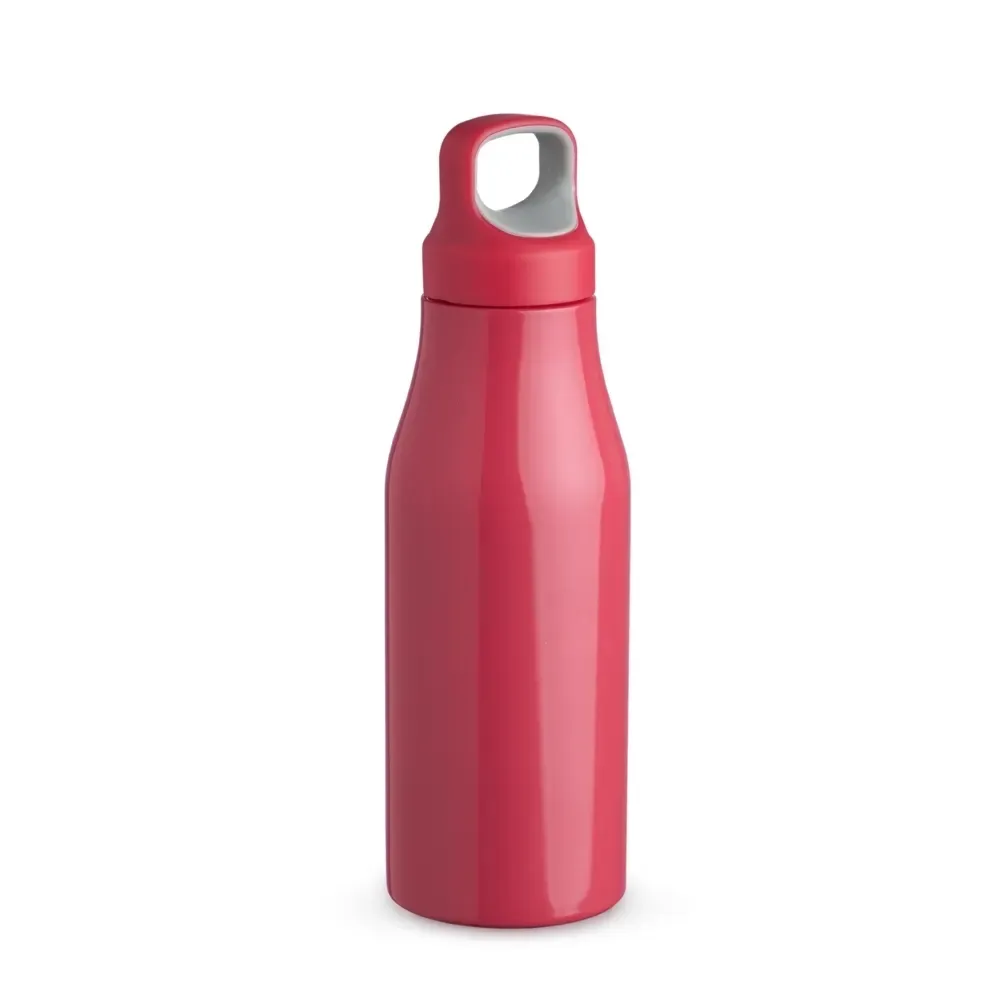 Garrafa inox 650ml com alça personalizada rosa
