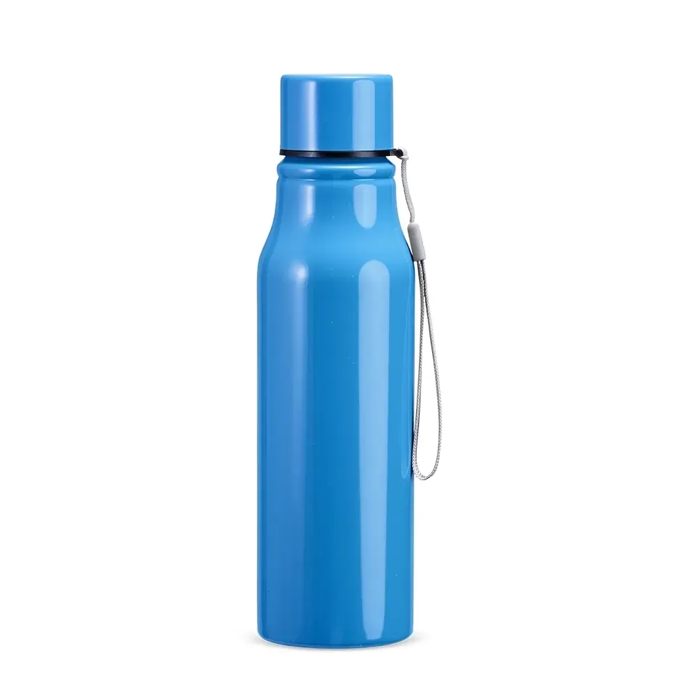 Garrafa Inox 750ml Personalizada Leve personalizada azul