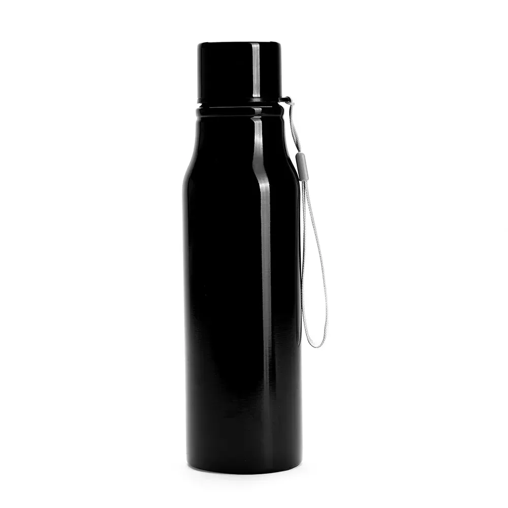 Garrafa Inox 750ml Personalizada Leve personalizada preta