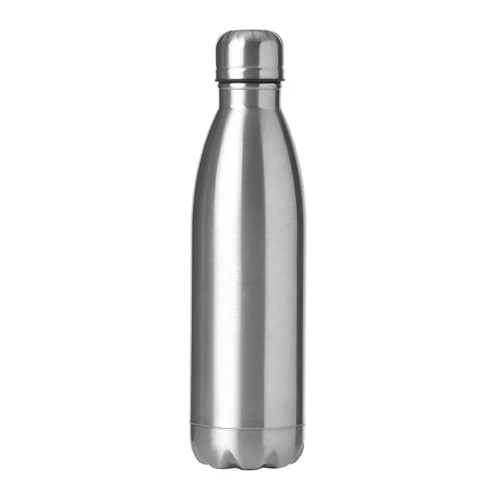 Garrafa Inox 750ml pintura fosca personalizada cor inox