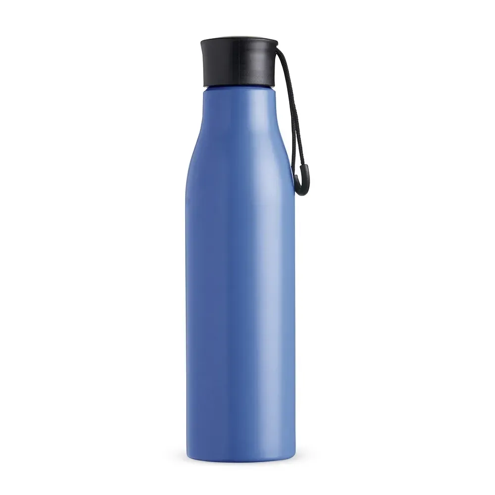 Garrafa inox 800ml colorida personalizada azul