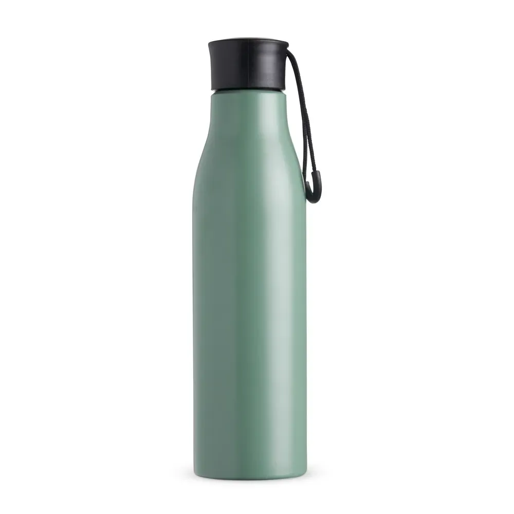 Garrafa inox 800ml colorida personalizada verde