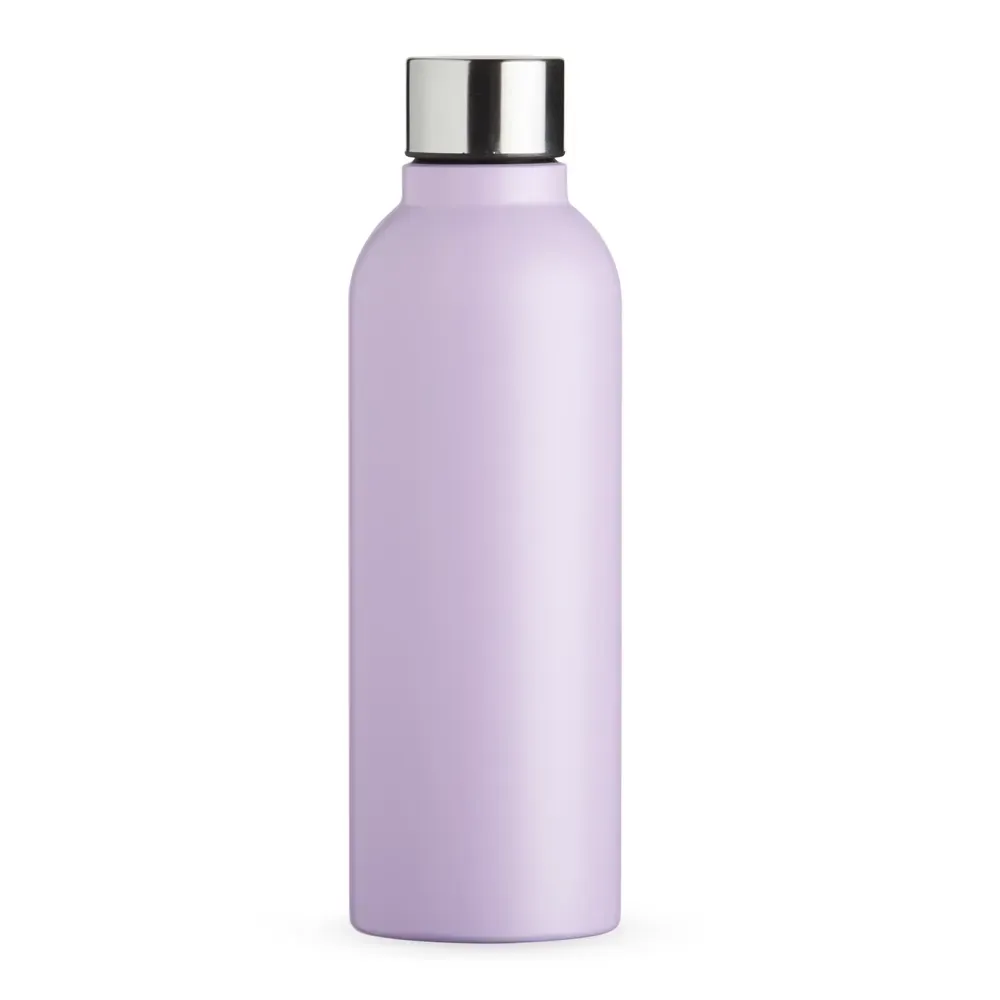 Garrafa inox 800ml acabamento fosco personalizada lilás