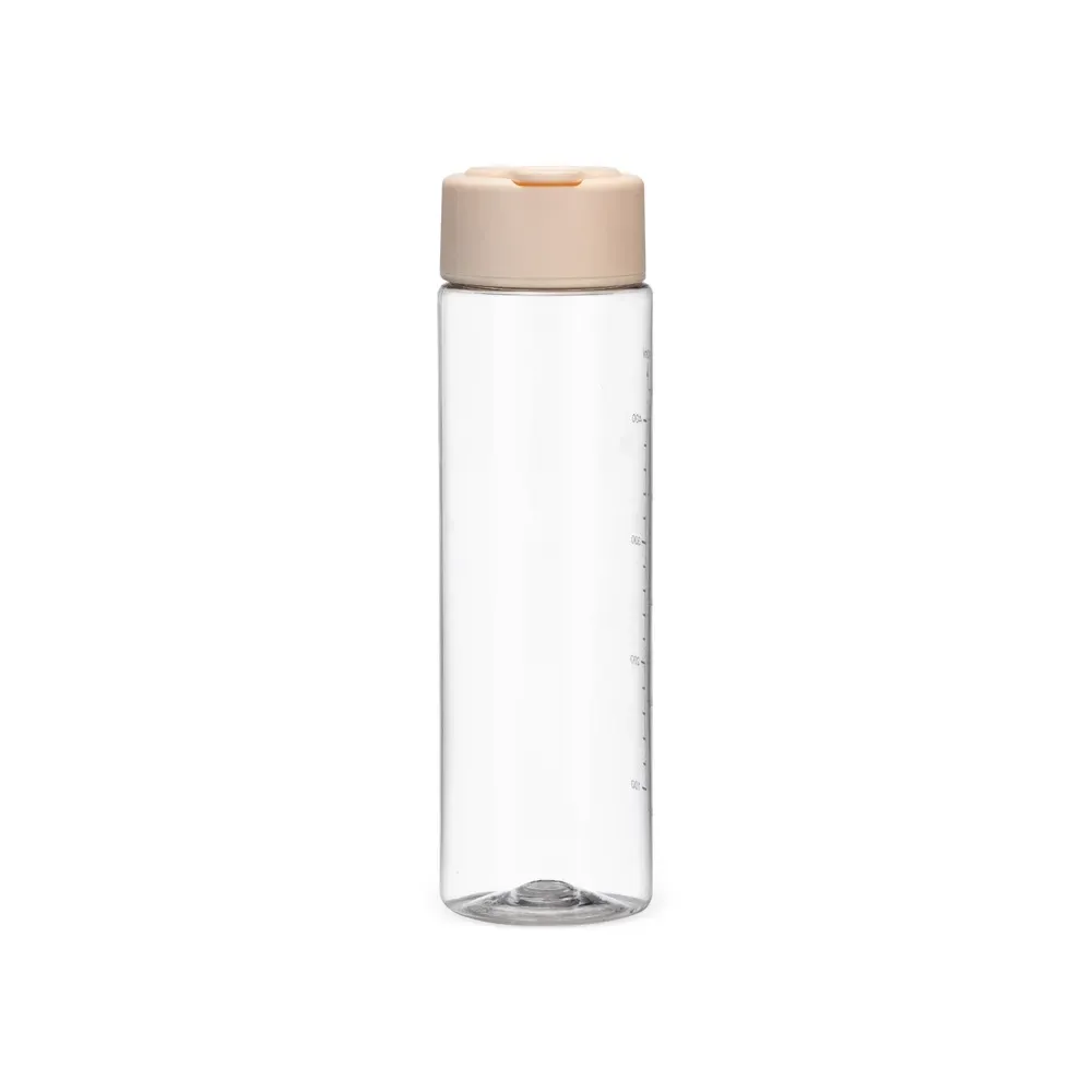 Garrafa Plástica 500ml com Alça Retrátil personalizada branca