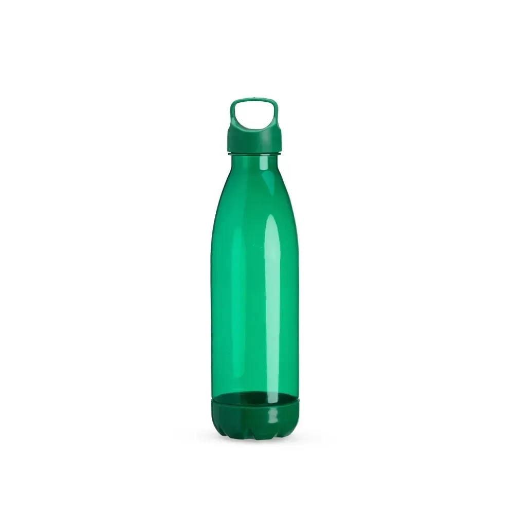 Garrafa Plástica Translúcida 680ml Fundo Removível personalizada verde
