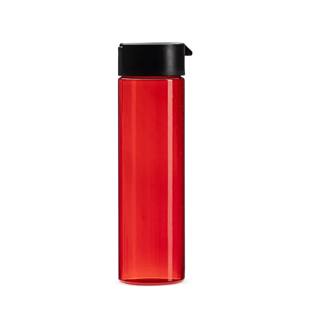 Garrafa Plástica 700ml Alça Circular personalizada vermelha