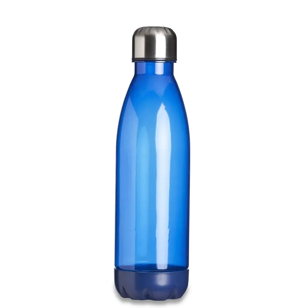 Garrafa Plástica 700ml Translúcida Base Leitosa azul