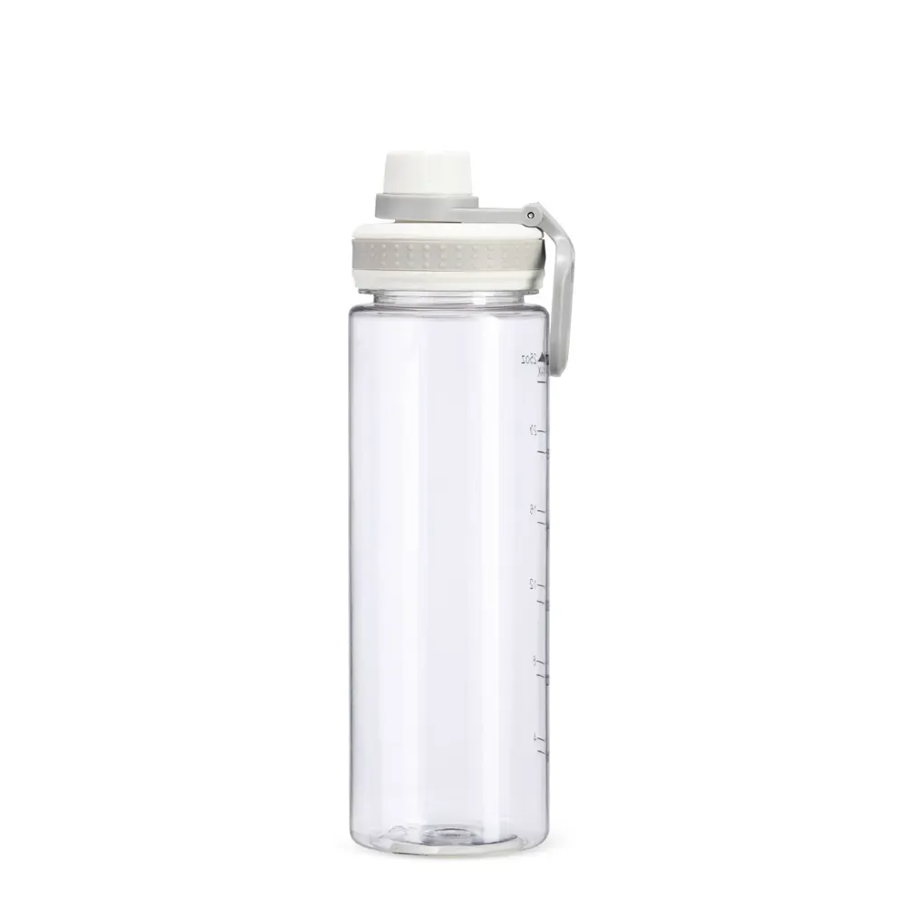 Garrafa Plástica 750ml Graduada personalizada branca