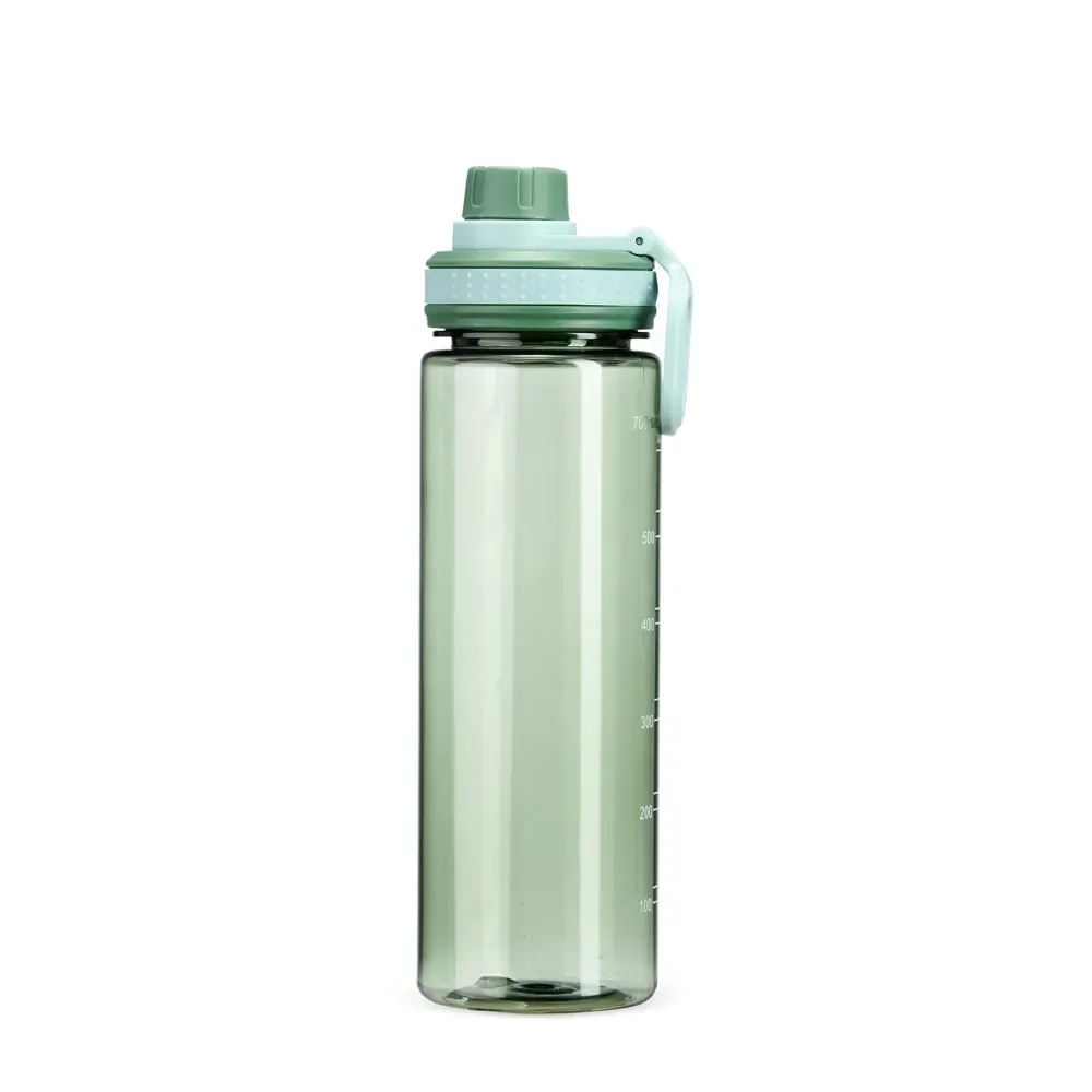 Garrafa Plástica 750ml Graduada personalizada verde