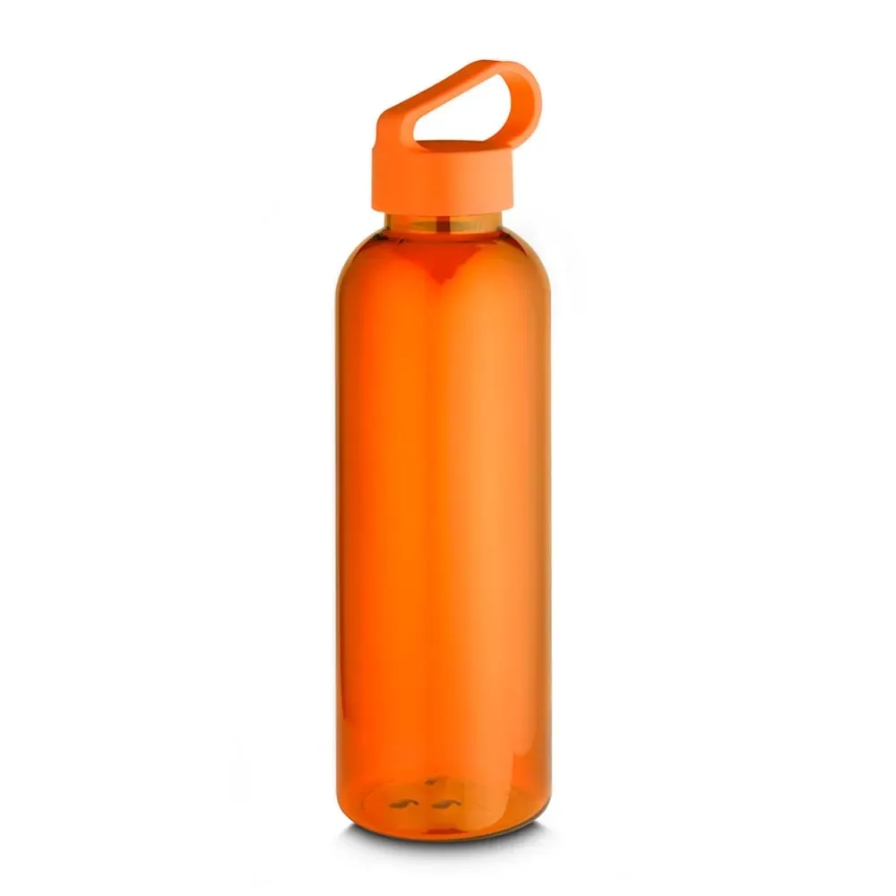 Garrafa Plástica rPET 550ml personalizada laranja