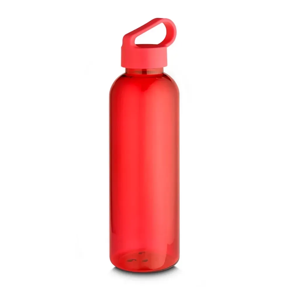 Garrafa Plástica rPET 550ml personalizada vermelha
