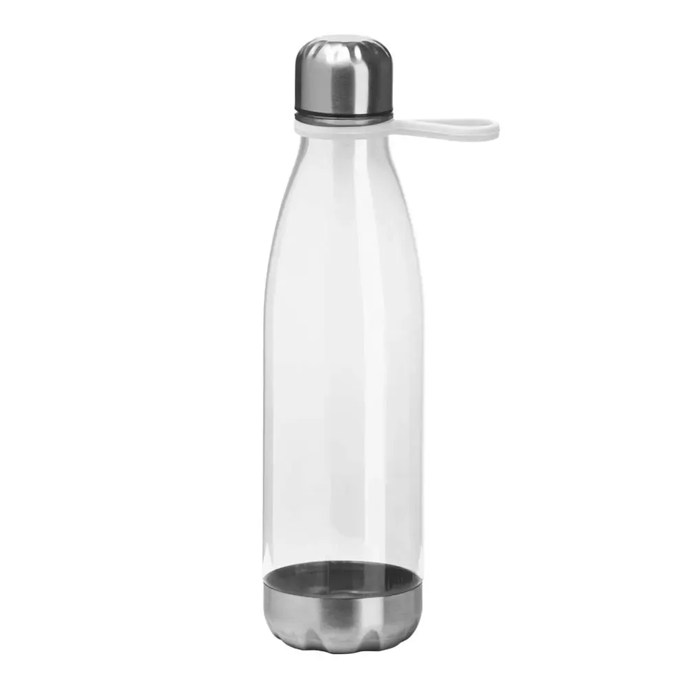 Garrafa rPET 700ml Base Metálica personalizada transparente