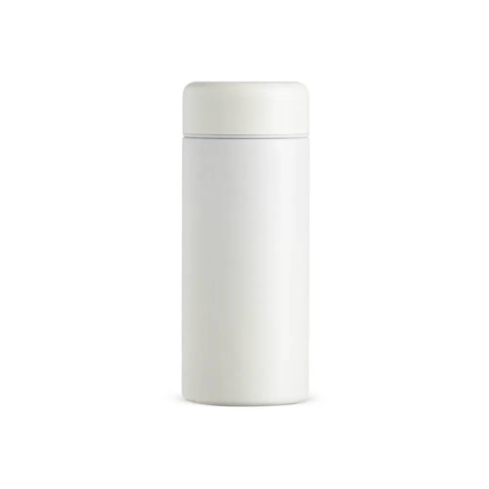 Garrafa Térmica 200ml personalizada branca