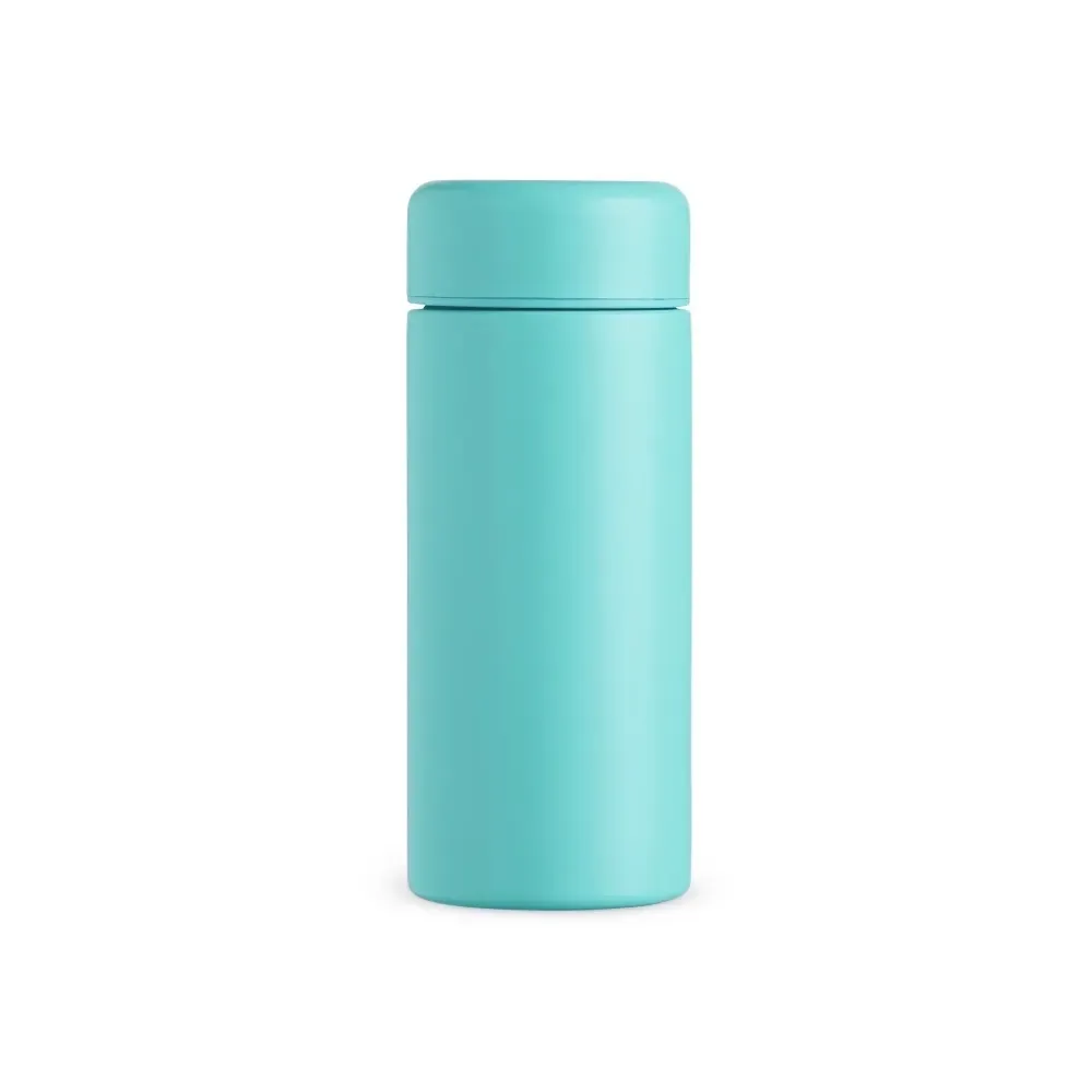 Garrafa Térmica 200ml personalizada turquesa