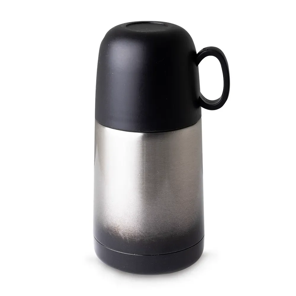 Garrafa térmica 230ml degradê personalizada cor inox