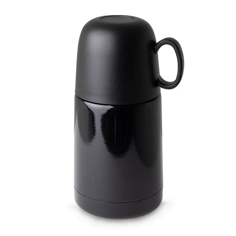 Garrafa térmica 230ml degradê personalizada preta