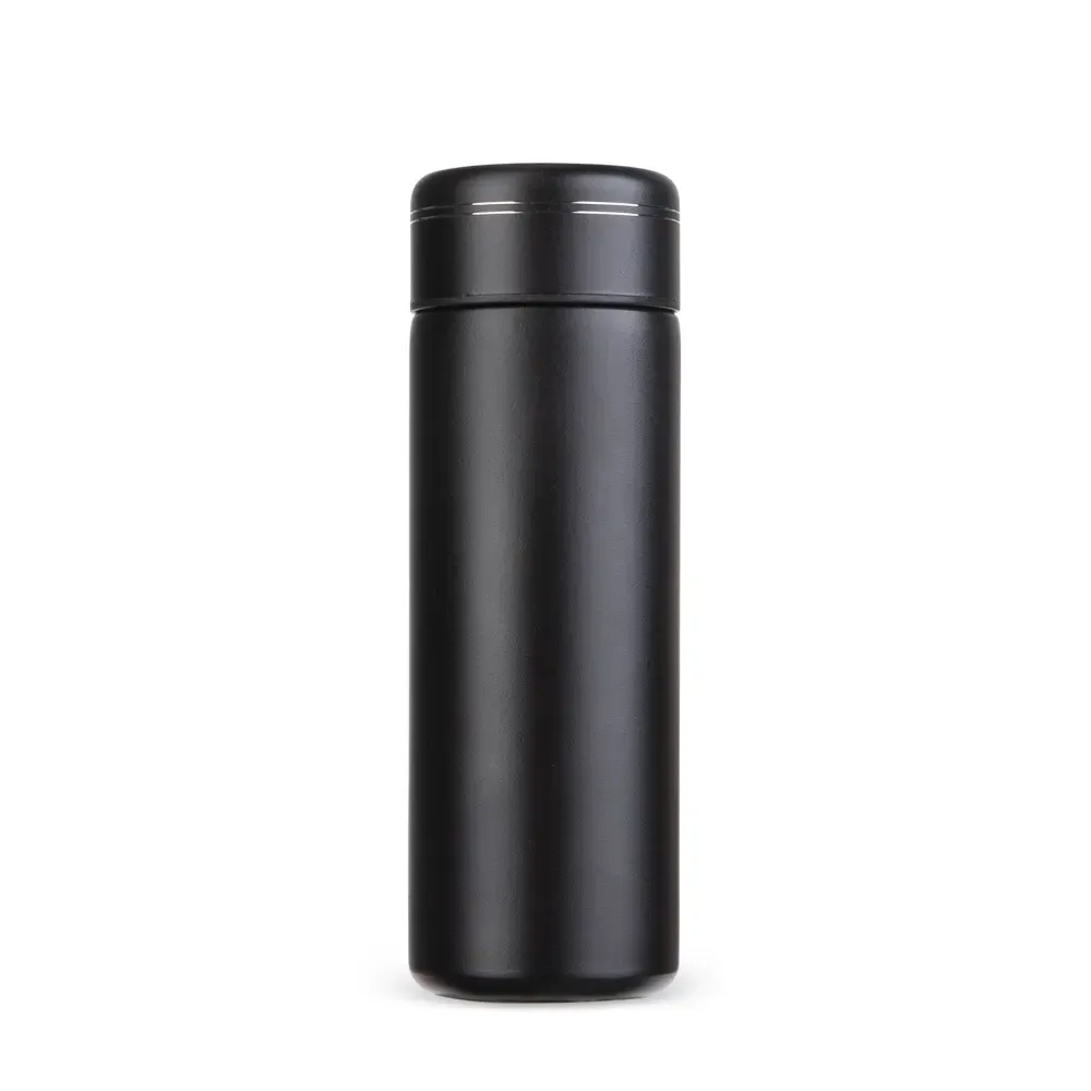 Garrafa Térmica 300ml com Infusor personalizada preta