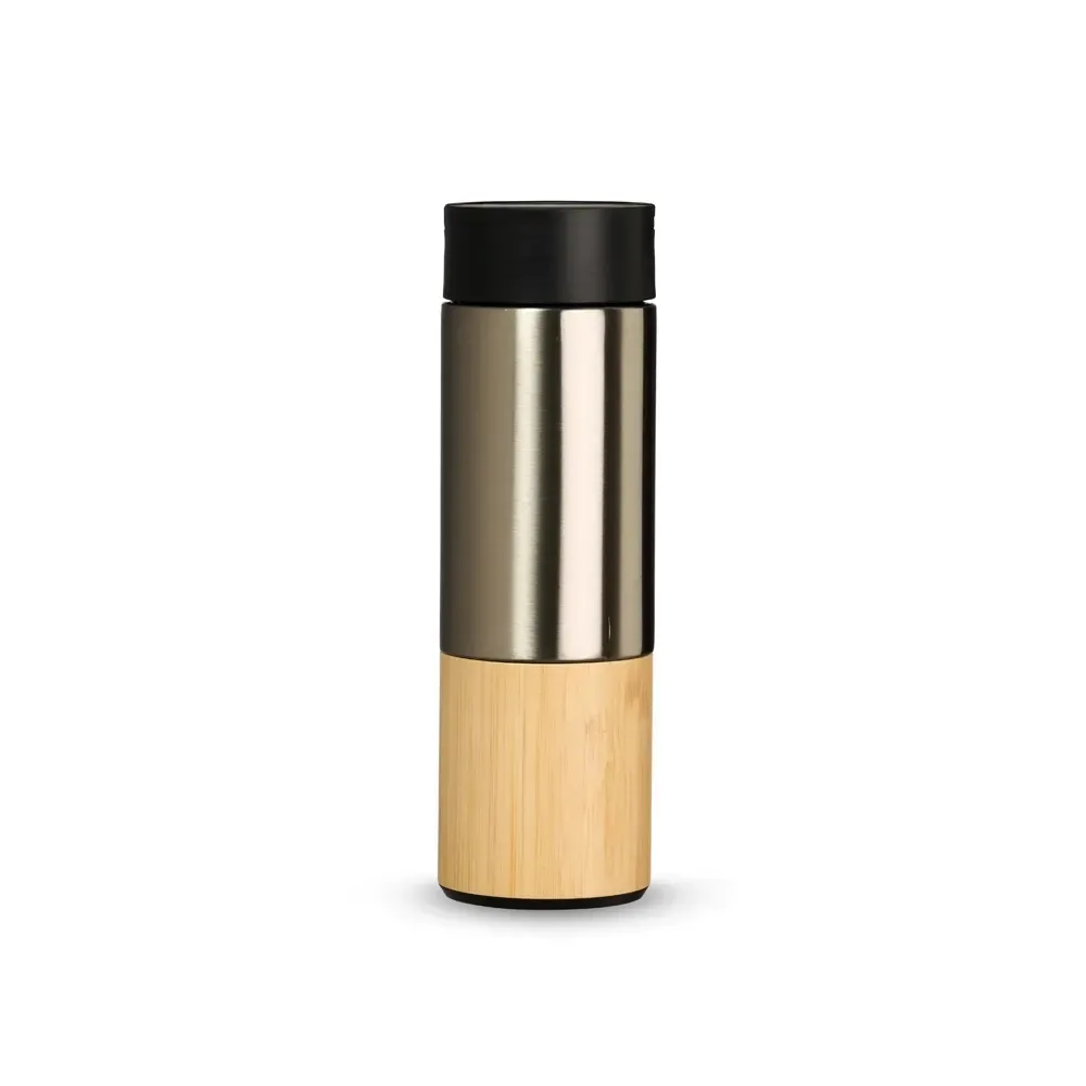 Garrafa Térmica 420ml personalizada inox com peneira
