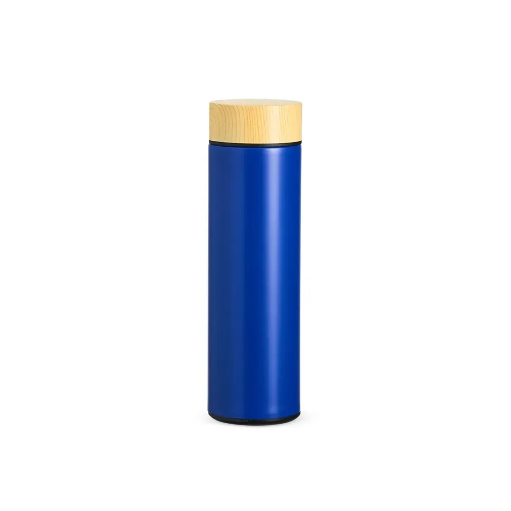 Garrafa Térmica 450ml com Infusor personalizada azul