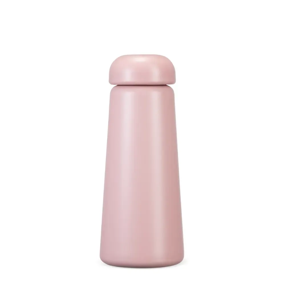 Garrafa Térmica 450ml personalizada rosa claro