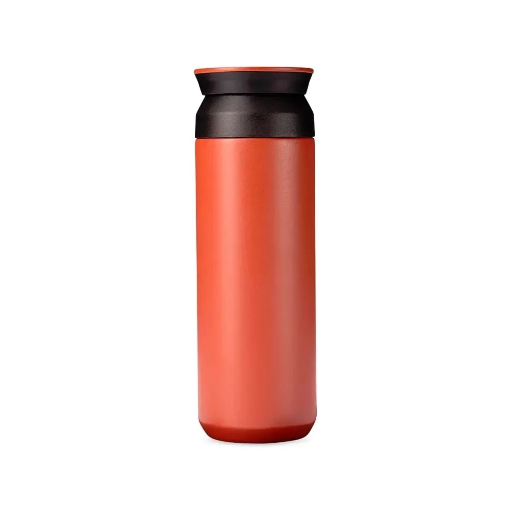 Garrafa Térmica 470ml personalizada vermelha com vedação a vácuo