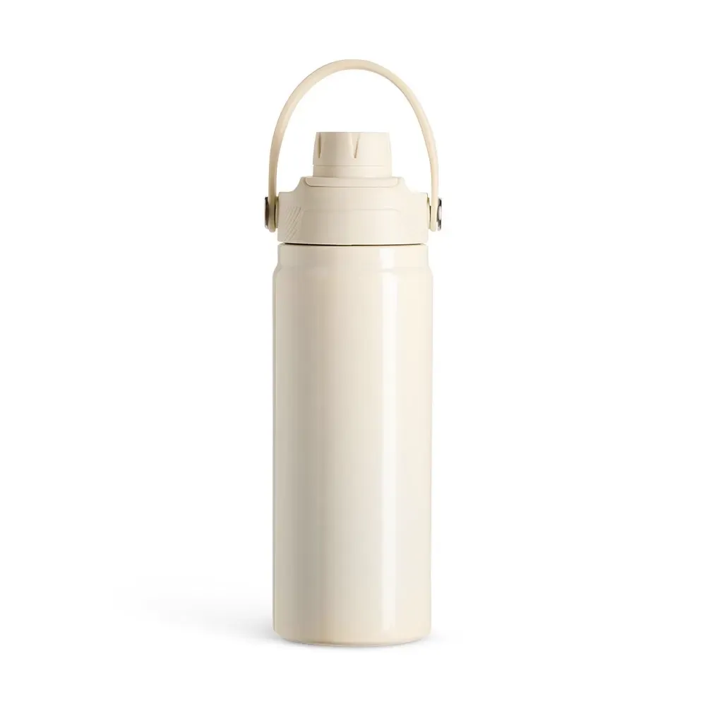 Garrafa Térmica Inox 600ml personalizada branca