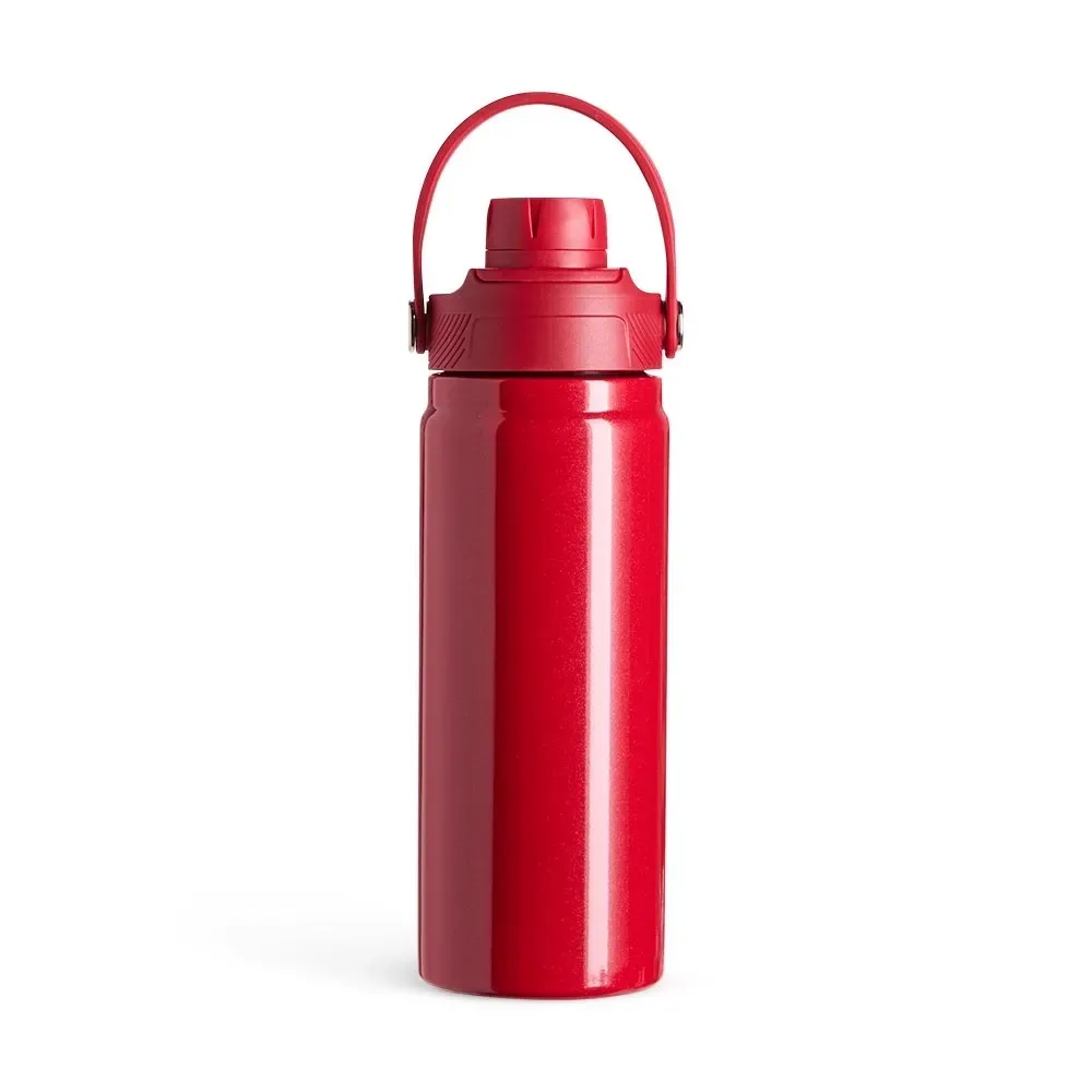 Garrafa Térmica Inox 600ml personalizada vermelha