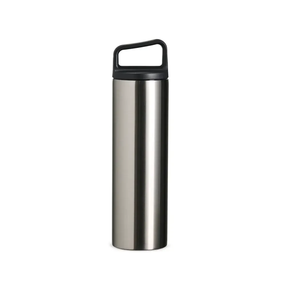 Garrafa Térmica 600ml Alça Acoplada personalizada inox