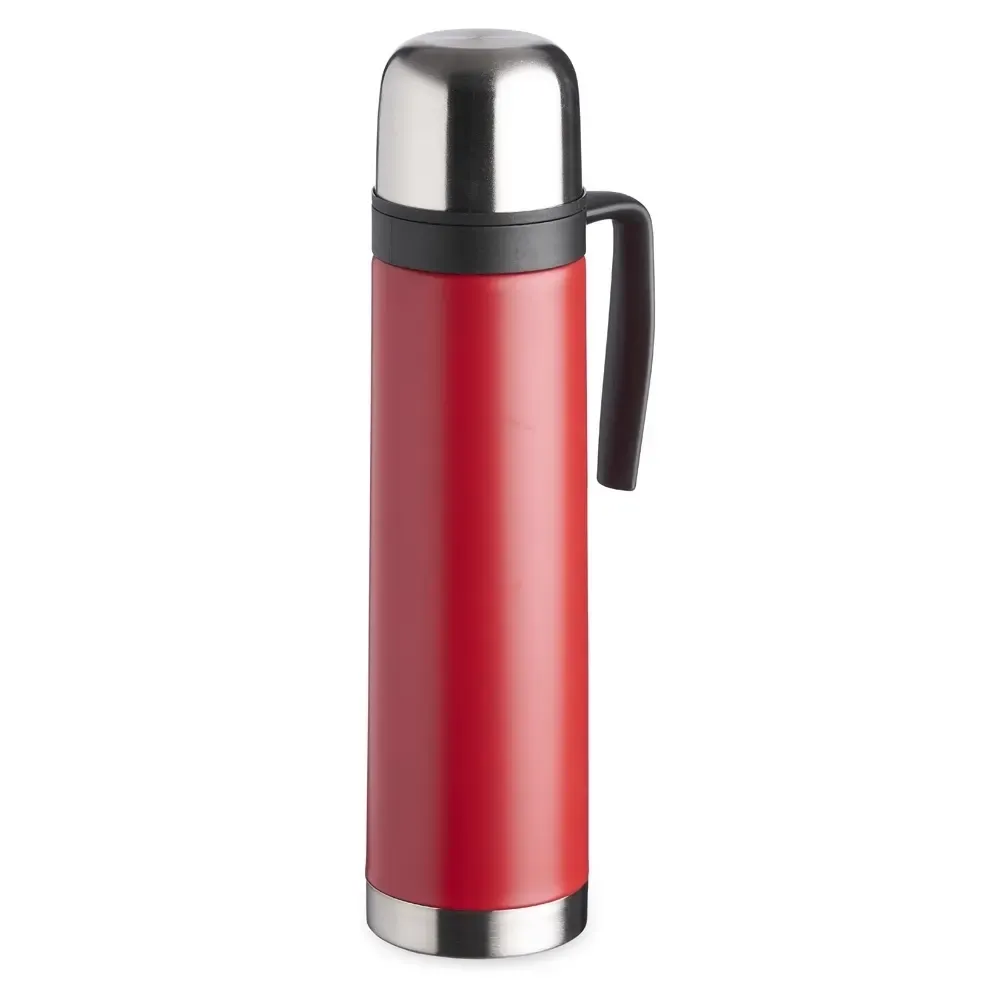 Garrafa Térmica 750ml personalizada vermelha com bico condutor