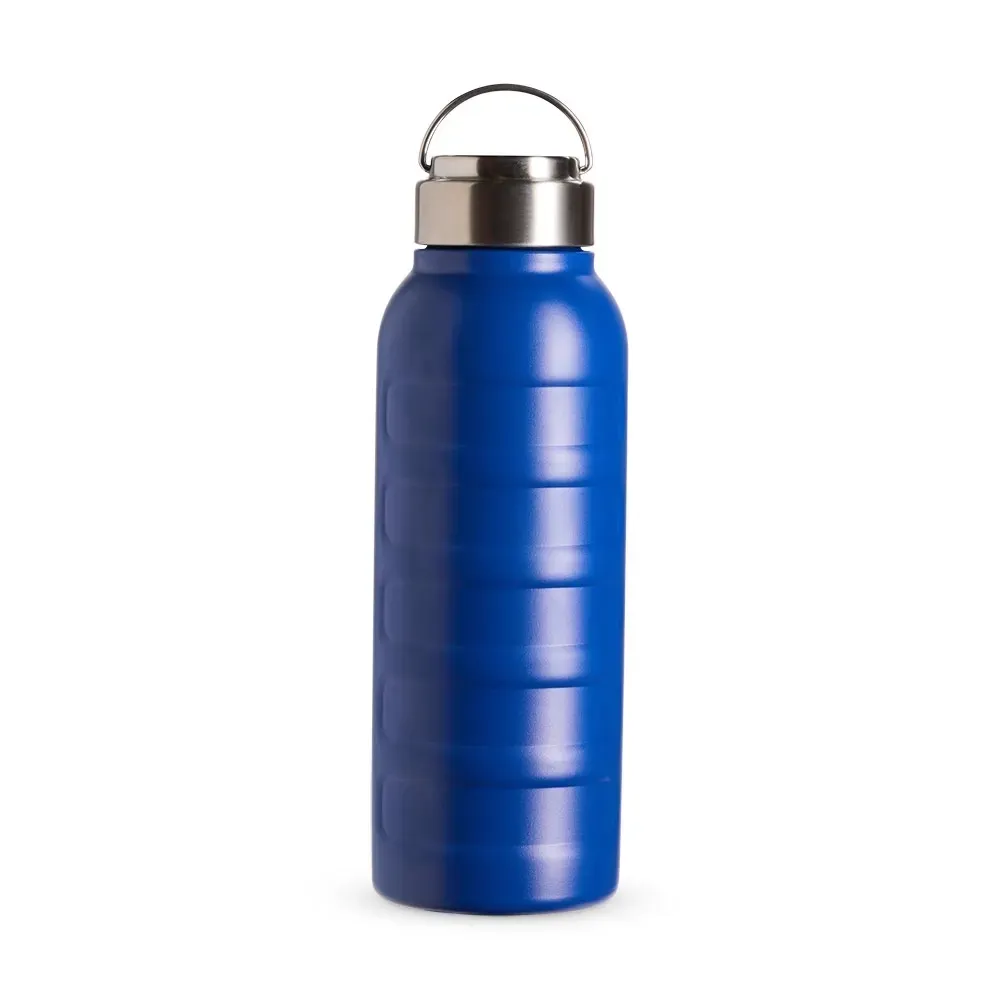 Garrafa Térmica 950ml Tampa em Inox personalizada azul