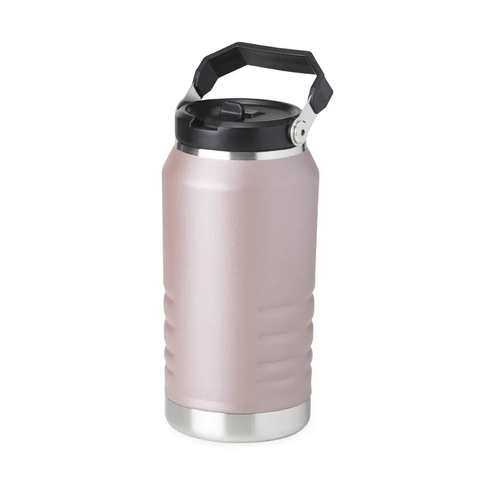 Garrafa térmica inox 1,1 litros bico flip personalizada bronze