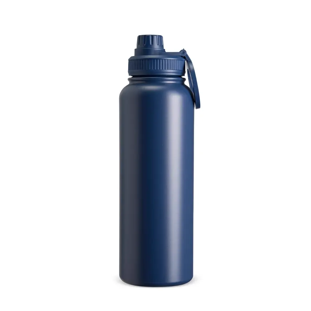 Garrafa Térmica Inox 1,2 Litros Alça Magnética personalizada azul escuro