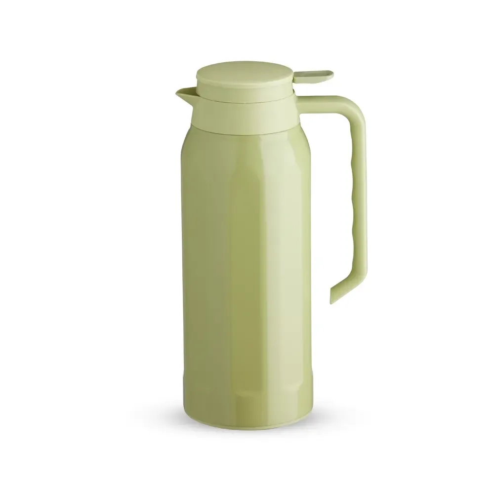 Garrafa Térmica Inox 1,4 Litros com Tampa de Alavanca personalizada verde