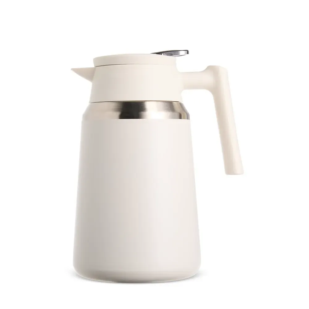 Garrafa Térmica Inox 1,5 Litros personalizada branca