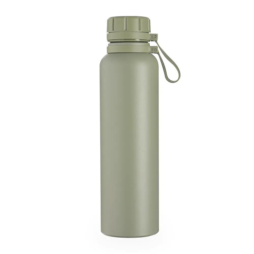 Garrafa térmica inox 1 litro com infusor personalizada verde