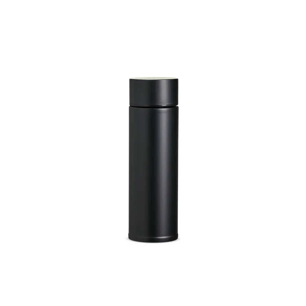 Garrafa Térmica Inox 320ml personalizada preta