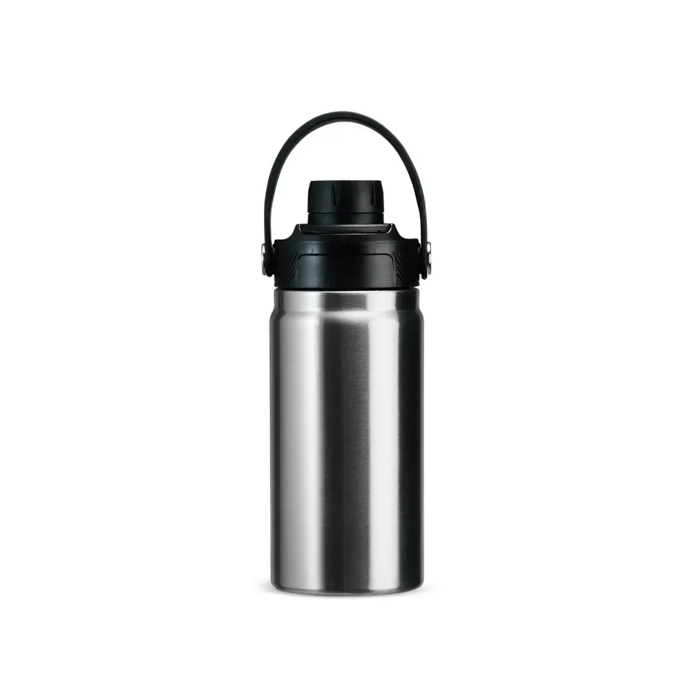 Garrafa Térmica Inox 400ml com Alça Fixa personalizada inox