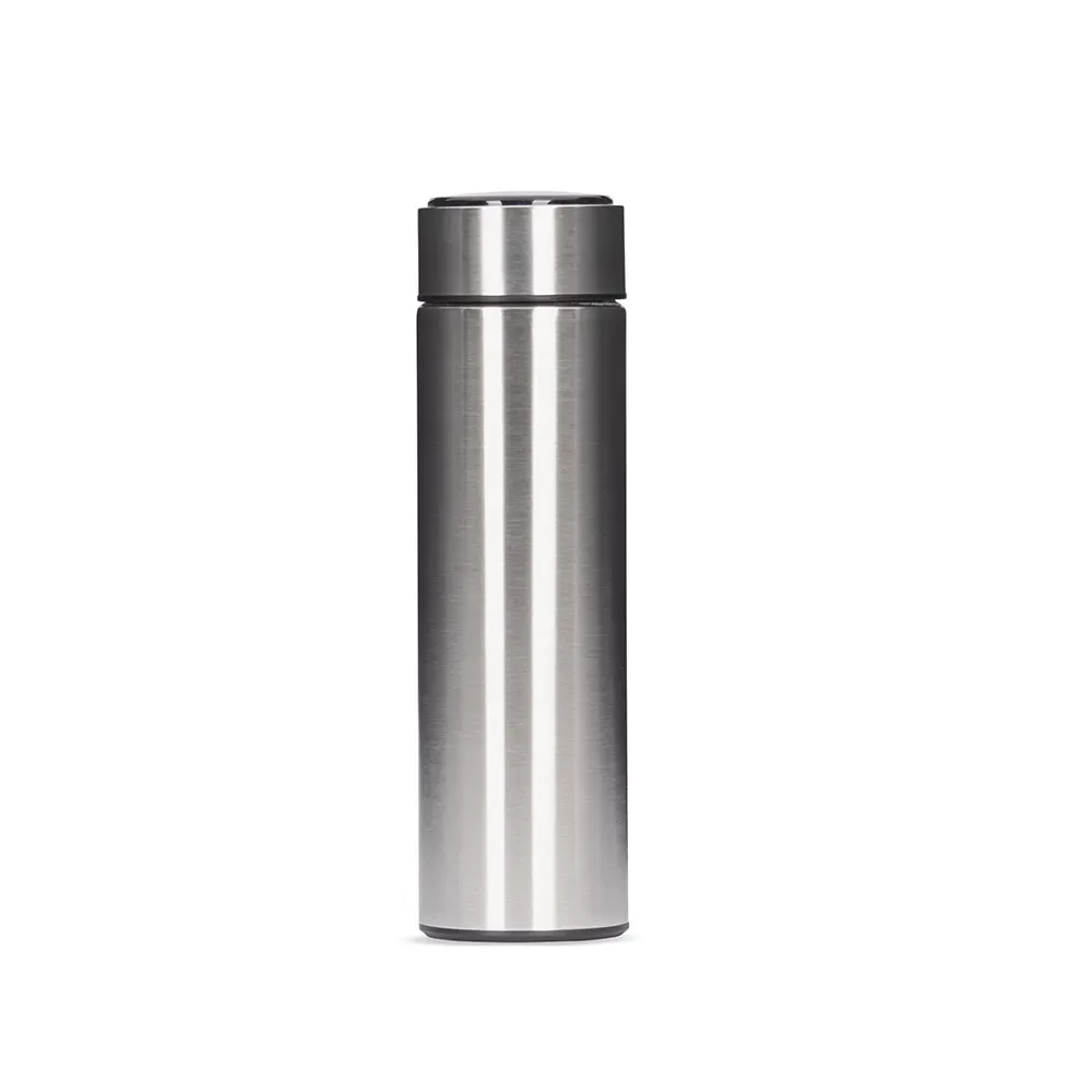 Garrafa Térmica Inox 400ml com Display LED e Infusor cor inox