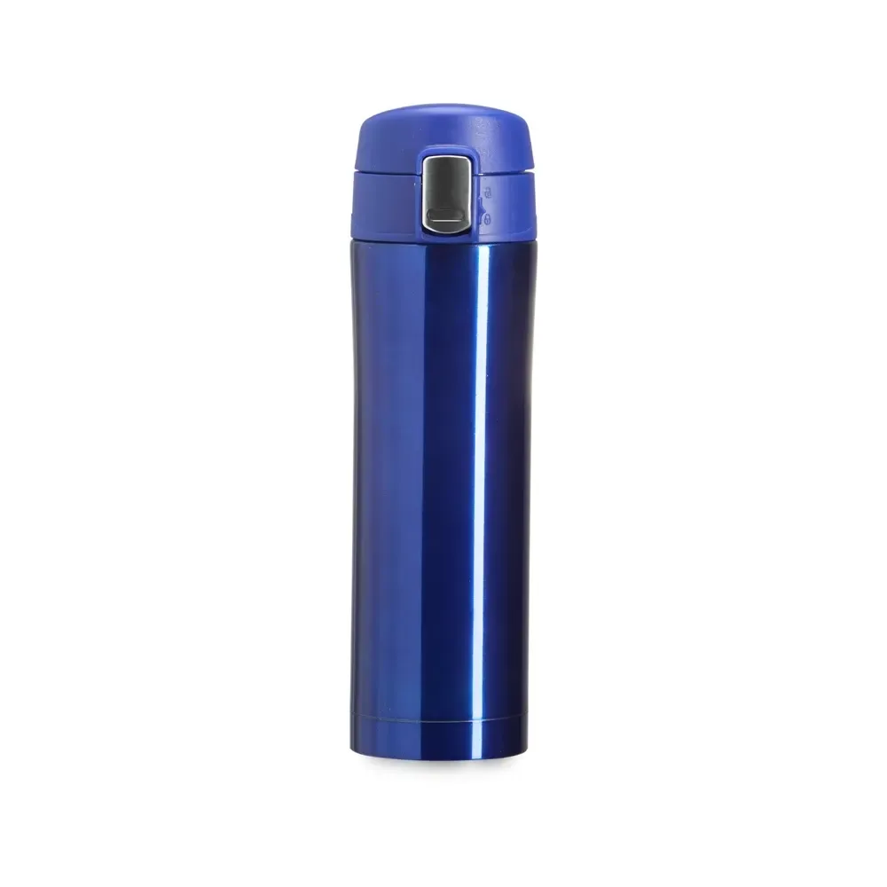 Garrafa Térmica Inox 450ml personalizada azul