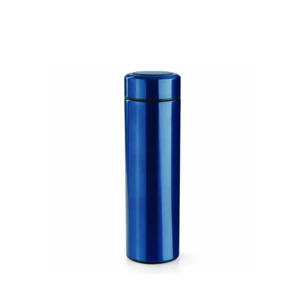 Garrafa térmica inox 500ml com infusor personalizada azul