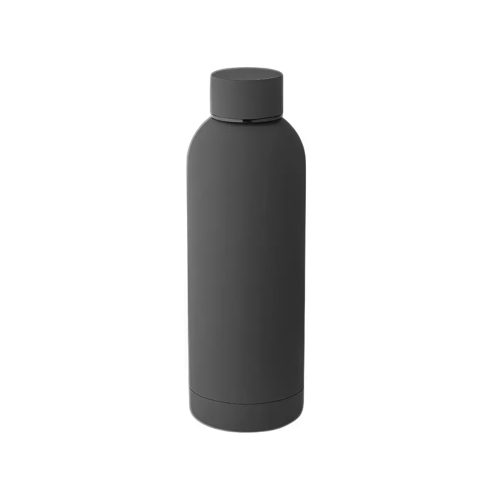 Garrafa Térmica Inox 500ml Parede Dupla cinza