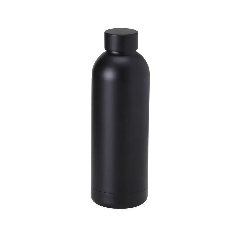 Garrafa Térmica Inox 500ml Parede Dupla preta