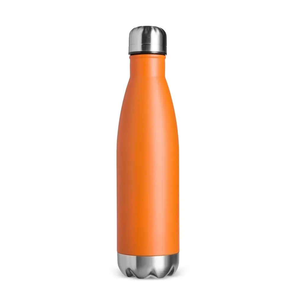 Garrafa Térmica Inox 500ml Pintura Spray personalizada laranja