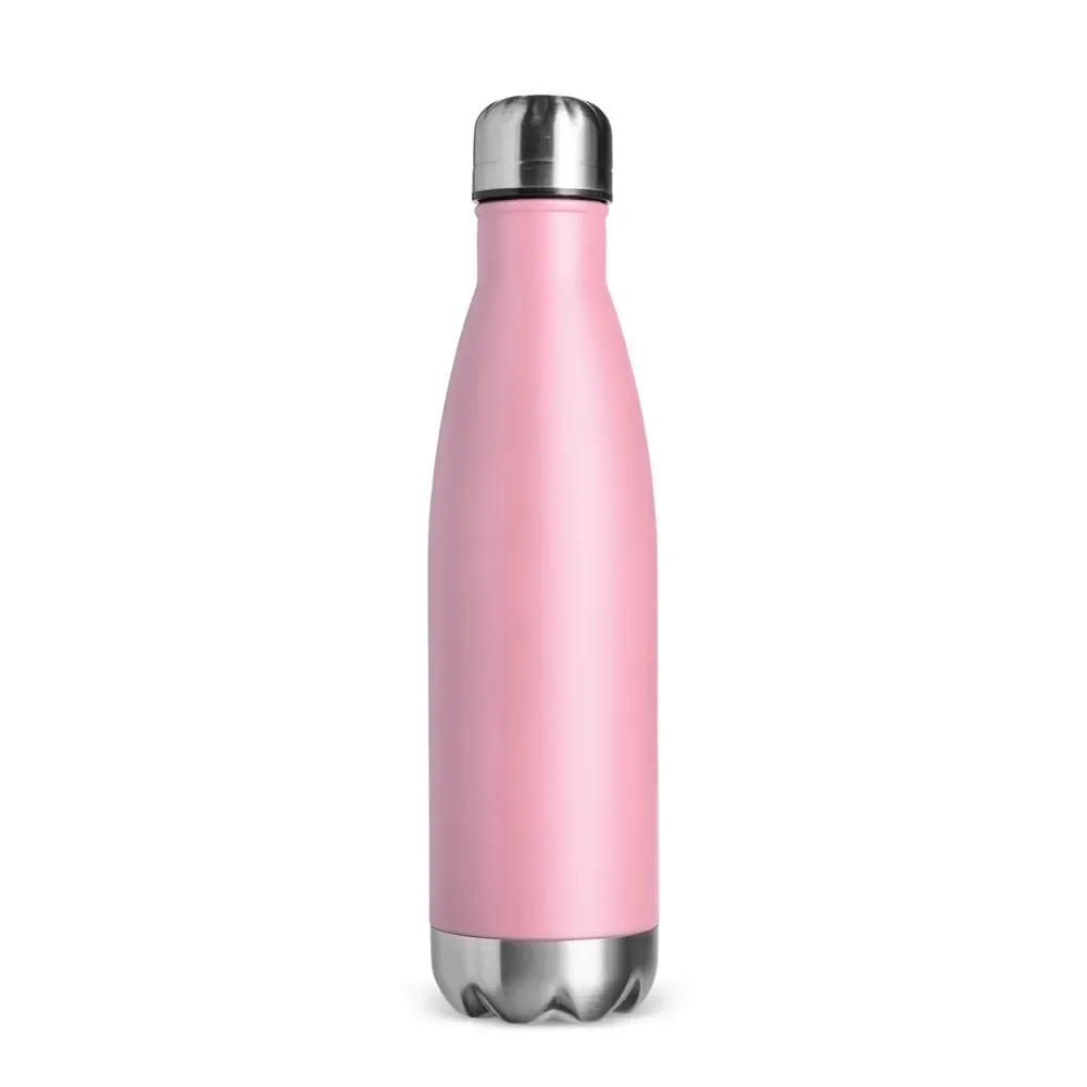 Garrafa Térmica Inox 500ml Pintura Spray personalizada rosa