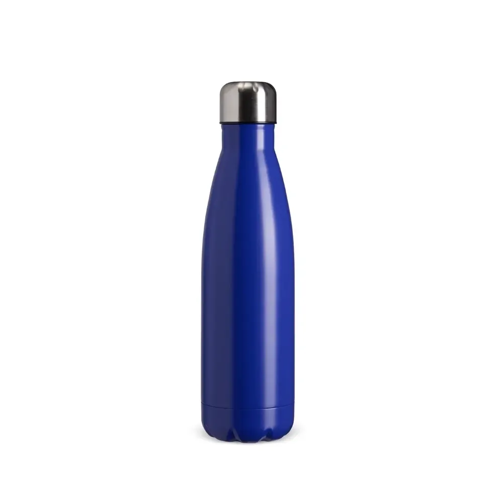 Garrafa Térmica Inox 500ml Tampa Rosqueável personalizada azul