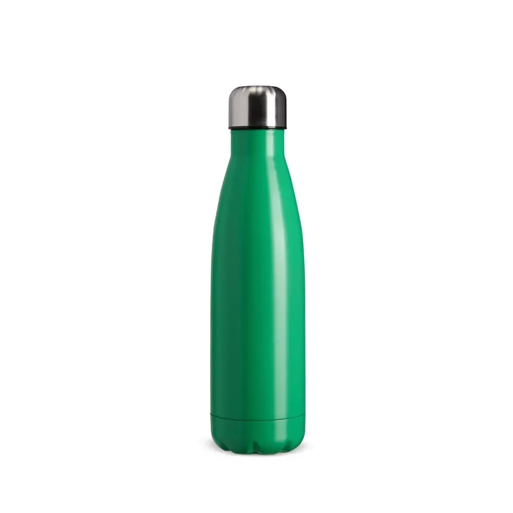 Garrafa Térmica Inox 500ml Tampa Rosqueável personalizada verde